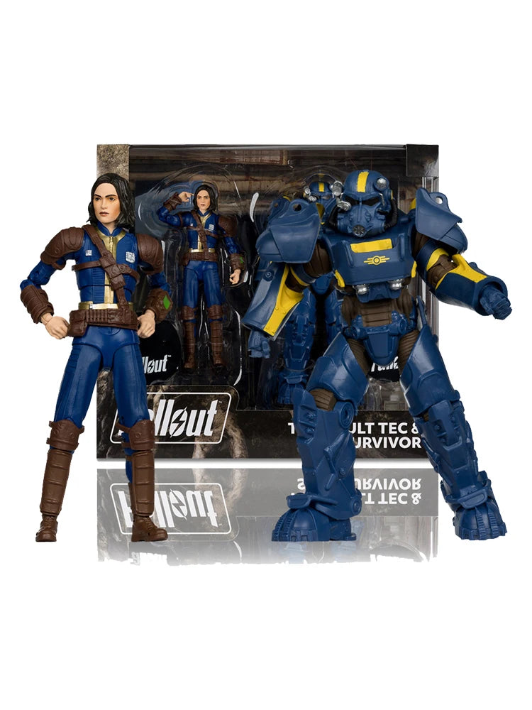 McFarlane Toys T-60 Vault Tec & Sole Survivor (Fallout New Vegas) 2-Pack 7