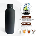 Thermos Bottle Stainless Steel Thermal Water Bottle Cup Thermal Coffee Mug Insulated Vacuum Tumbler Rubber Paint Sports Kettle