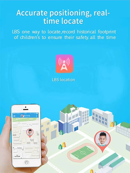 Xiaomi Kids 4G Smart Watch SOS GPS Location Sim Card Call Child SmartWatch Camera Waterproof Boys Girl Gift For Ios Android NEW