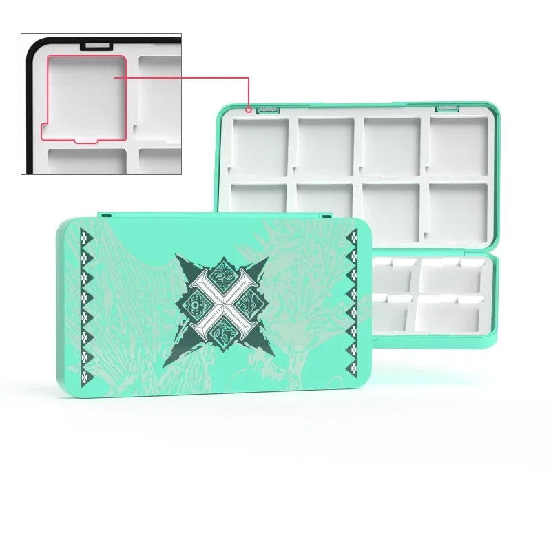 Portable 16-Slot Game Card Holder Storage Case for Nintendo 3DS, 3DSXL, 2DS, 2DSXL, DS, and DSi