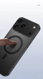 Luxury Matte Ultra Thin Clear For Magsafe Wireless Charge Case For iPhone 17 Air 16E 15 14 Plus 13 12 11 Pro Max Hard PC Cover