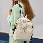 Transparent Macaron Doll Case For Labubu - Popmart Bubble Mart Storage Box, Dustproof Cover for Elf, Christmas New Year Gift