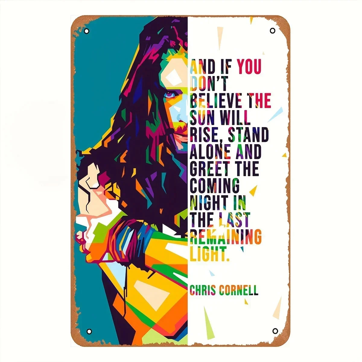 Halloween Horror Movie Metal Sign - Shabby Tin Wall Art, Man Cave Theater Home Decor