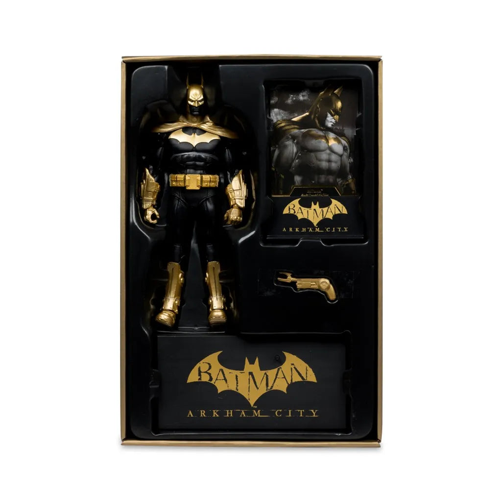 McFarlane Toys Batman Arkham City Knightmare 18cm Action Figures Gold Label DC Multiverse Model