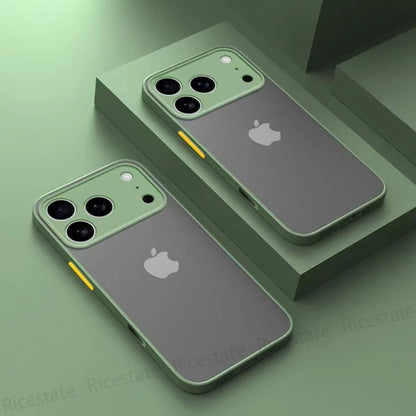 New Armor Bumper Shockproof Phone Case For Apple iPhone 17 Pro Max iphone17 Pro Max 17Pro 17 Air Silicone Hard Cover Capa