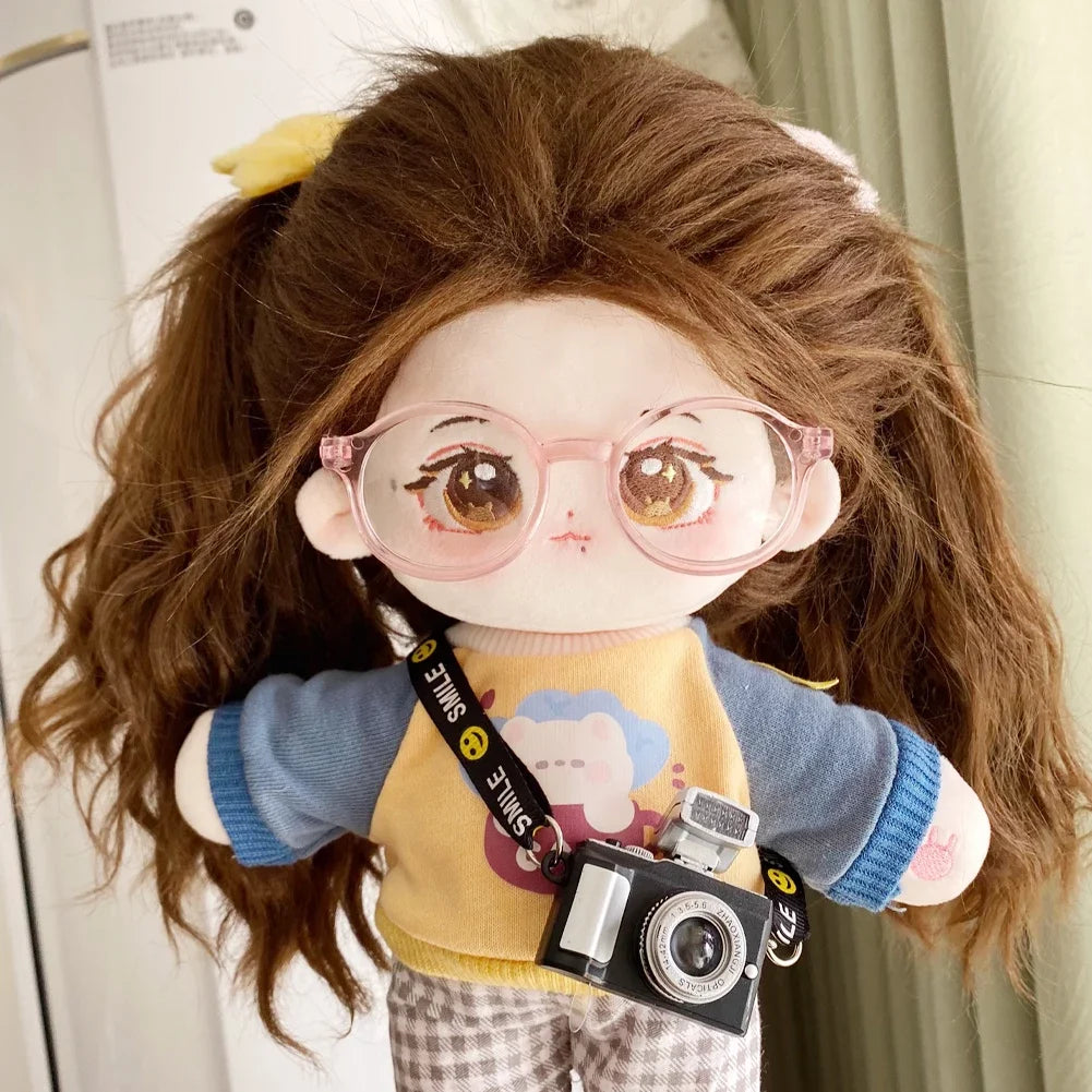 Fashionable Plastic Glasses For Labubu 3.0 Colorful Glasses Mix Match Doll Ornament  Accessories Macaron BJD