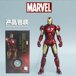Marvel Avengers ZD Toys Iron Man MK3 MK1 MK6 MK7 MK5 Tony Stark Iron Patriot War Machine Action Figure Ironman Collect Toy Gift