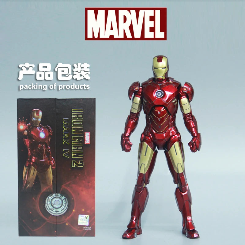Marvel Avengers ZD Toys Iron Man MK3 MK1 MK6 MK7 MK5 Tony Stark Iron Patriot War Machine Action Figure Ironman Collect Toy Gift