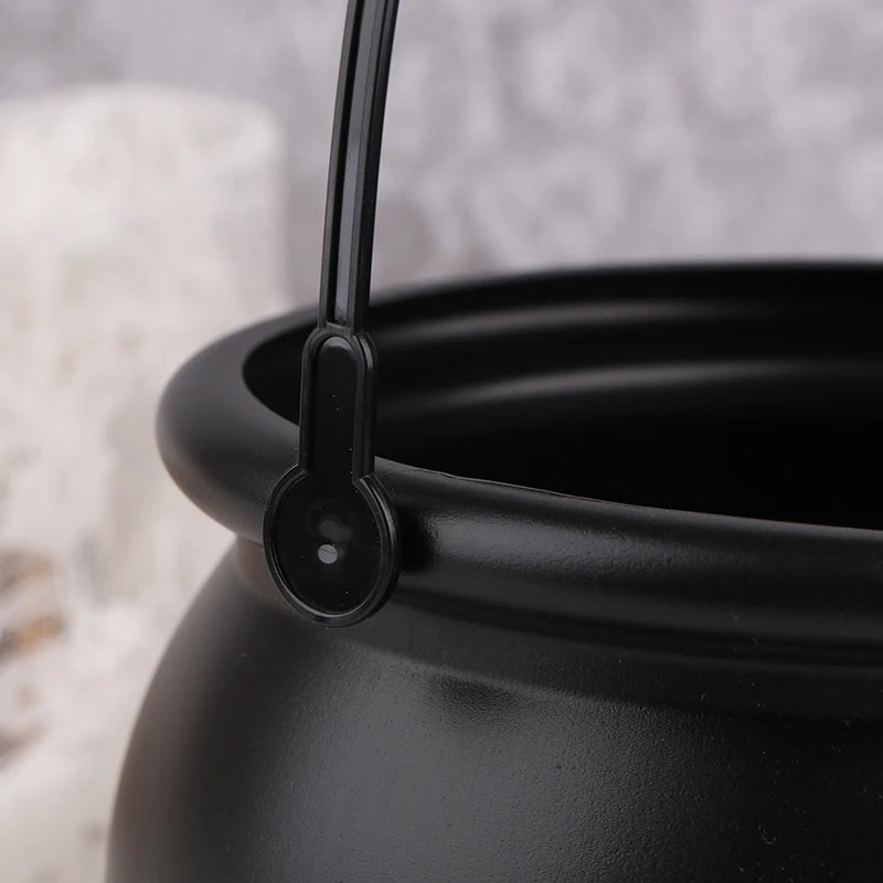 Large Wizard Witch Cauldron Decoration Prop Halloween Irish Parties Table Centerpieces Candy Holder Table Halloween Decorations