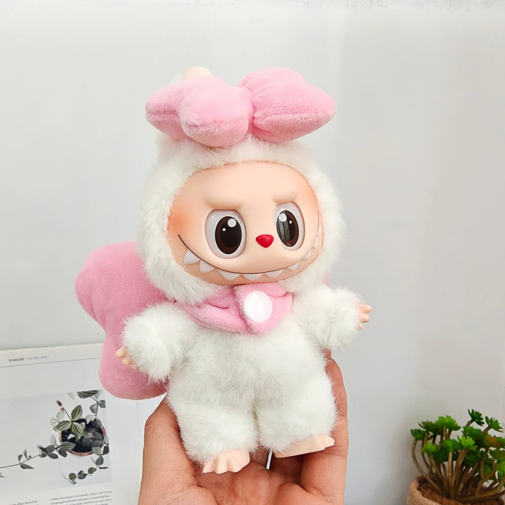 Doll Clothes For Labubu V1 V2 V3 Doll Plush Idol Doll Angel Wings Serise Decoration Accessories Diy Toy Sitting Party Fans Gift