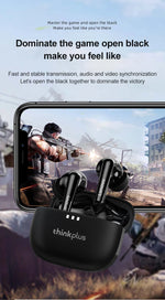 100% Original Lenovo Headphones Wireless Bluetooth 5.2 Earbuds HiFi Stereo Noise Reduction Headphones Touch Control 250mAH New