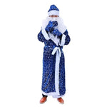 Christmas Santa Claus Cosplay Costume Classic Red Deluxe Velvet Xmas Men Santa Claus Disguise Suit Christmas New Year Party