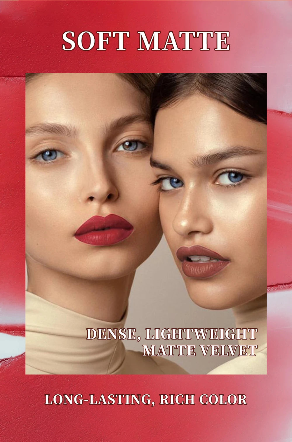 Twist Up Lip Liner Lipstick Pen Multipurpose Powder Blusher Velvet Matte Waterproof Lip Contour Non Stick Cup Lip Rouge Makeup