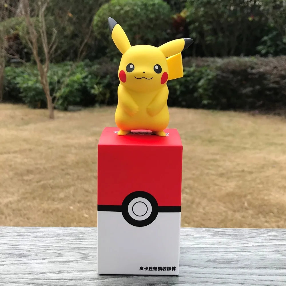 original Pokemon Figures Pikachu Charmander Psyduck Jigglypuff Bulbasaur Squirtle PVC Toys Model