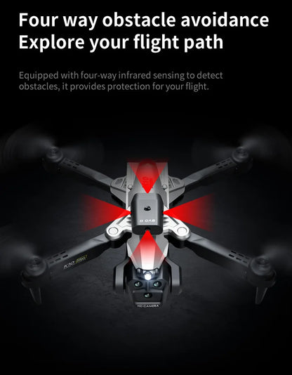 K10 Max RC Drone HD 4K Plane 3 Camera Helicopter Obstacle Avoidance Wifi FPV Quadcopter Optical Flow Aircraft Helicopter Kid Toy
