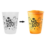 8-24Pcs Halloween Drinking Cups Boo Skull Plastic Juice Cocktail Cup for Halloween Party Home Table Decoration Supplies