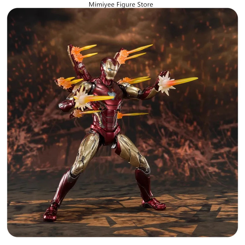 16cm Marvel Avengers Iron Man Mark 85 Ultimate Articulated Figure Model Statue Desktop Decoration Gift