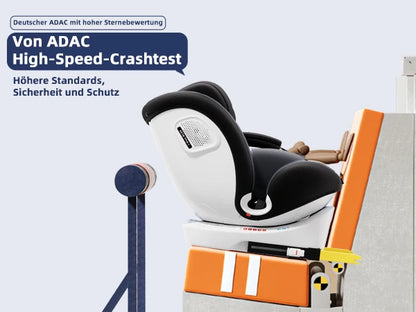 AP01 KL001B Child Car Seat 360° Rotating 5-Point Belt 9-36kg 0 -12 years ECE ISOFIX Child Safety Seat