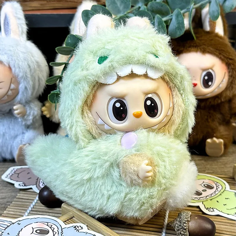 Suitable for labubu sitting party baby clothes 123 generation blind box Labubu baby clothes Labubu cute monster plush suit