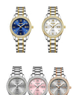 POSHI 990 Fashion Women Watch Elegant Business Quartz Wristwatch Lady Casuan Dress Watches With Date Display Original Clock