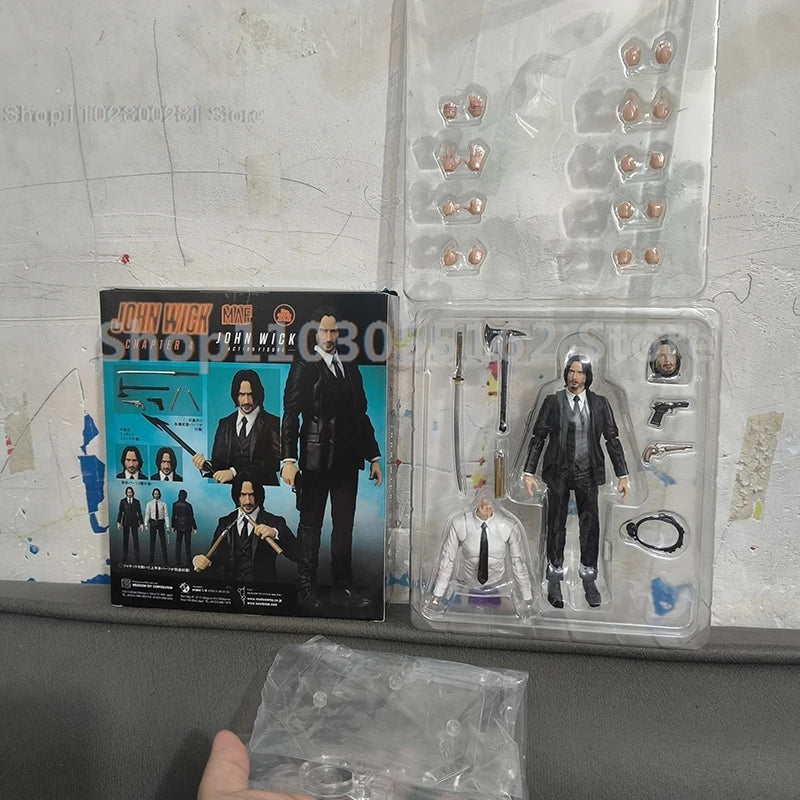 Mafex 085 JOHN WICK Chapter 2 with Dog Figure Chapter 4Mafex 212 John Wick Action Figure Figure Model Toys Dolls Birthday Gift