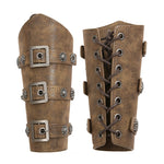 Retro Vintage Medieval Renaissance Pants Outfits Waist Belt Shirt Arm Guards Pirate Men's Cosplay Costume Halloween