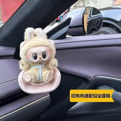 Doll Accessory For Labubu Plush Doll Car Accessory Compatible Car Air Conditioning Vent Cute Car Decoration Hanging Ornament