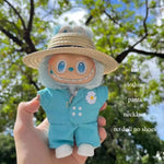 Gd With G-Dragon Labubu Baby Clothes 17cm Suit Pendant Plush Doll Clothes Cute Doll Clothes Vinyl Keychains Clothes