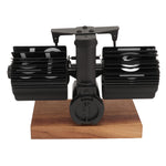 Digital Flip Down Clock Retro Automatic Turning Battery Operated Mechanical Clock for Home Room Office Decoration