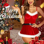 Sexy Christmas Costume for Women, Santa Dress Party Outfit with Sexy Style, New Year Eve