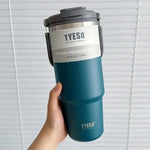 Tyeso Stainless Steel Coffee Cup Cold And Hot Double-layer Insulated Cup Tumbler Thermo Water Bottle Car Travel Mug Vacuum Cup