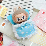 Doll Bed Sleeping Bag For 17cm Ropa Labubu Plush Toy & Accessories Cute Set Home Warmth Girl Gift