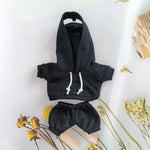 Labubu Casual Sweatsuit Set - Comfy Labubu Clothes for 15/17cm Dolls Featuring Ribbed Hem Details