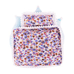 15-17CM Labubu Accessories Sleeping Bag Bed Cute Comfortable Floral Print Sleep Tool Indie Pop&Labubu Accessories Beautiful Toys