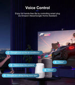 GIRIER Smart Plug ZigBee 20A Smart Home Outlet Socket EU 4200W with Power Monitor Function Supports Alexa Google Home Assistant