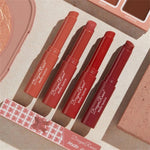 Nude Matte Lipstick Waterproof Lip Sticks Not Fading Sexy Red Velvet Lipsticks for Women Make Up Long Lasting Lip Cosmetics
