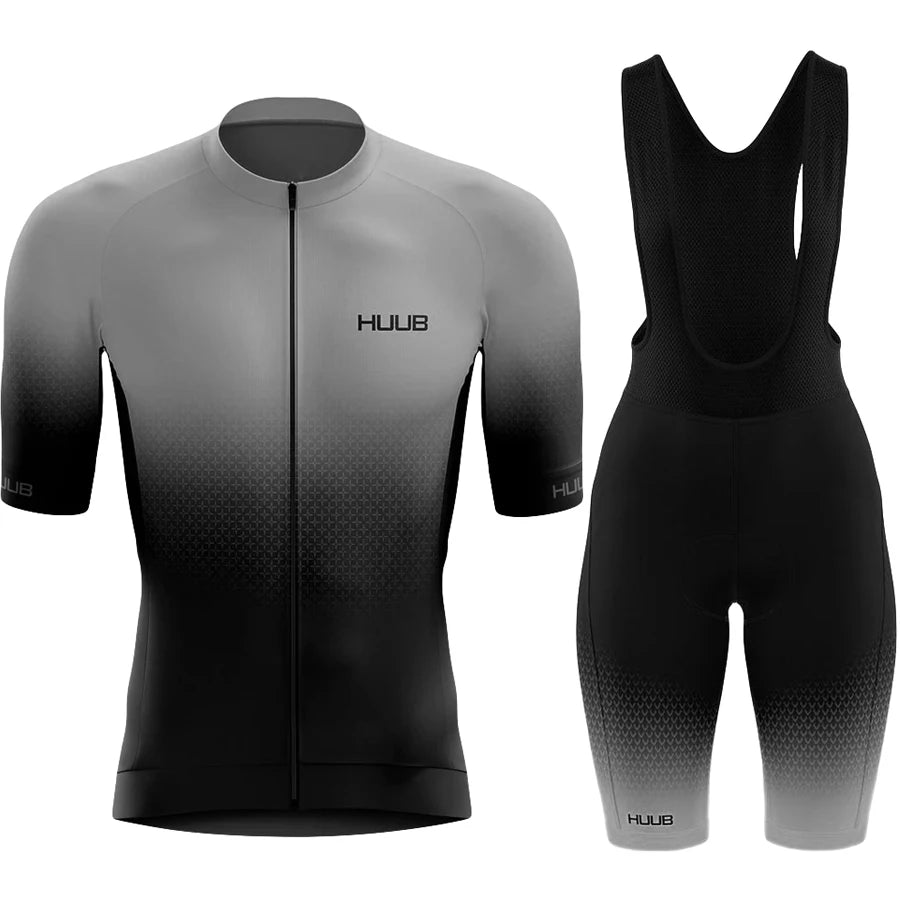 Short Sleeve Road Bike & MTB Racing Kit, Breathable Summer Bicycle Clothing with Bib Shorts