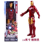 Hasbro 12 Inch Captain America Wolverine Iron Man Thor Spider Man Patriot Black Panther Figures Moving Doll Model Toy Gift