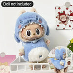 Ropa Labubu Cute Monkey Adventure Clothes Bear Rabbit Bib Pants Overalls Animal-themed Pendant Labubu Outfit Macaron Costume