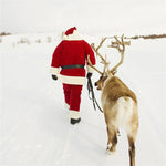 Christmas Santa Claus Costume Men's Adult Christmas Eve Performance Clothing Traditional Red And White Suit for Modern Dance