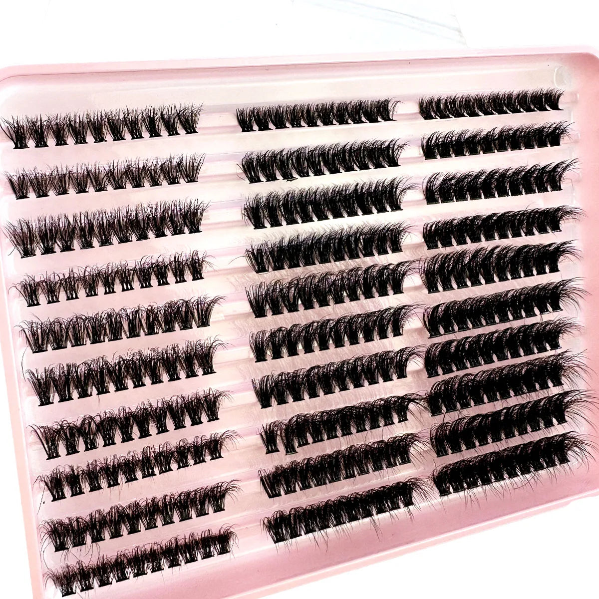 300/120PCS 5D Fluffy Cluster Lashes 30D-100D Natural Thick Eyelash Clusters Individual Lashes DIY Eyelashes Extension Makeup