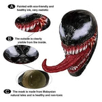 New Superhero Venom 3 Long Tongue Mask Cosplay Latex Masks Horror Party Helmet Props Supplies Novelty Masks Christmas Halloween