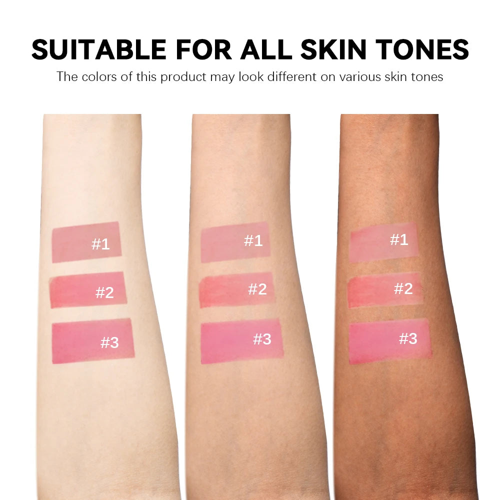 3 Colors Lip Stain Color Peel-Off Stick Set Long-lasting Waterproof Pink Liquid Lip Gloss No Fading And Non-stick Cup Lip Gloss