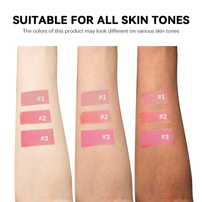 3 Colors Lip Stain Color Peel-Off Stick Set Long-lasting Waterproof Pink Liquid Lip Gloss No Fading And Non-stick Cup Lip Gloss