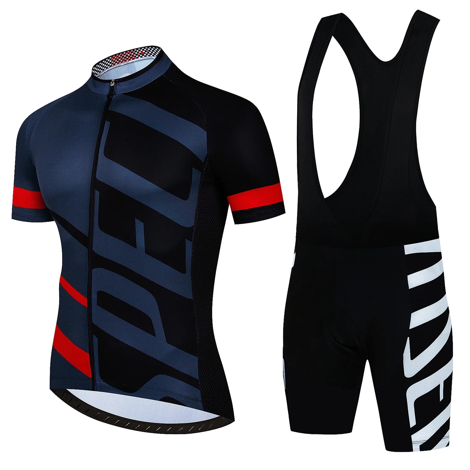 2024 Cycling Clothes Mtb Male Clothing Equipment Man Professional Shirt Shorts Men Jumper Summer Bike Jersey Bib Men's Tricuta