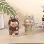 Transparent Protective Cover for Labubu Monster Toy Elf Doll Cover Storage Box Cute Elf Plushie Display Cover for Party Dolls