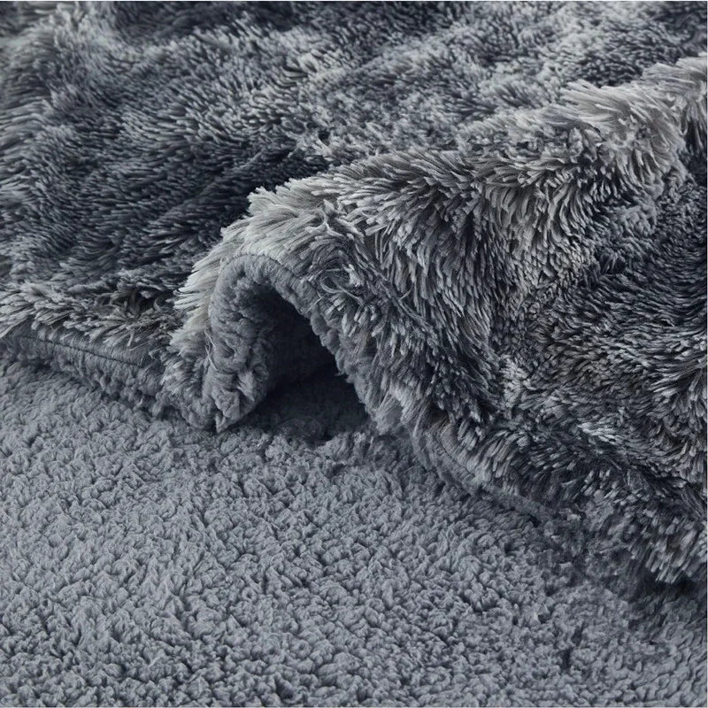 2025 New Waterproof Blanket for Couple, Large Size for Beds Bedroom Throw Luxury Shaggy Warm Blankets Lovers Microfibre-blanket