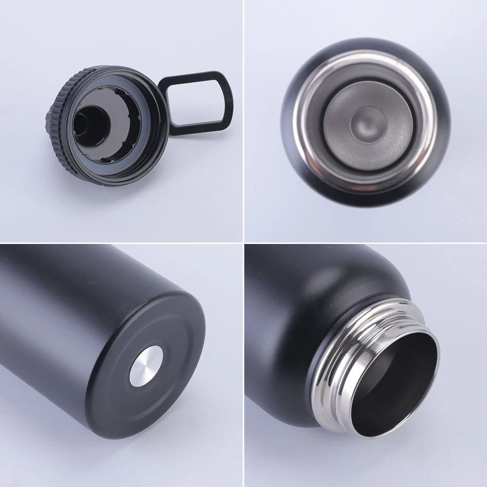 1000ML Stainless Steel Thermos Bottle Large Capacity Thermal Water Bottle Insulated Cup Double Wall Vacuum Flasks Travel Outdoor