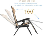 Homfa Folding Sun Lounger Set with Table