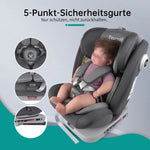 AP02 KL005 Child Baby Car Seat 360° Rotatable ECE ISOFIX, Rest Position 5-Point Harness 9-36KG Group 0+1/2/3 9-36 kg/0-12 Years